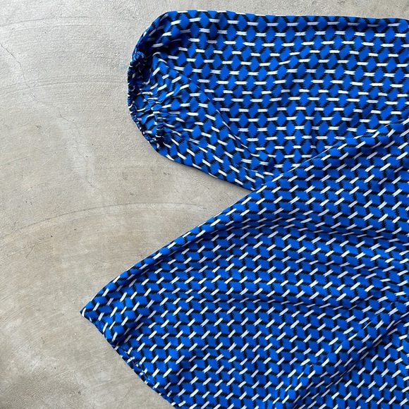 JOIE 3/4 slv printed silk shirt - Picture 3 of 7